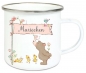 Preview: Bärchen Tasche Wechselwäsche Wechselkleidung (personalisiert) für Kindergarten  Wunschname KITA Kindergarten Einschulung Lüttentüddel®